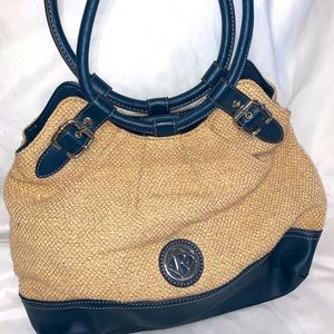 Blue and Tan Relic Purse/Bag